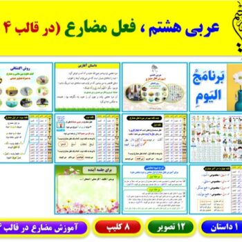 پاورپوینت آموزش مضارع (ویرایش ۱۴۰۴)